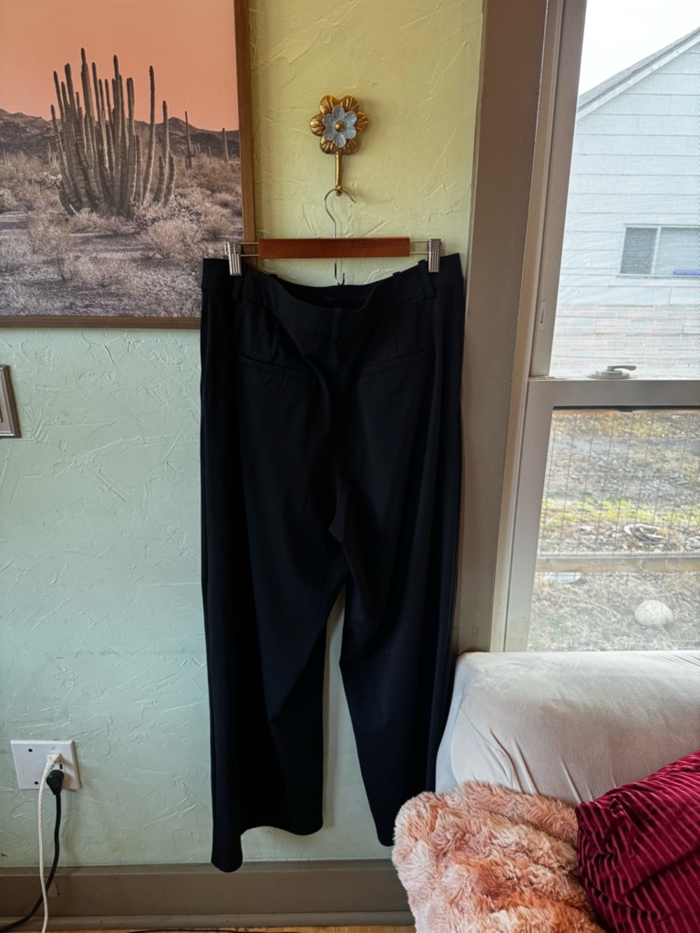Lululemon Daydrift High-Rise Trouser Pants Womens XL Black Wide Leg Pleated - Picture 2 of 7